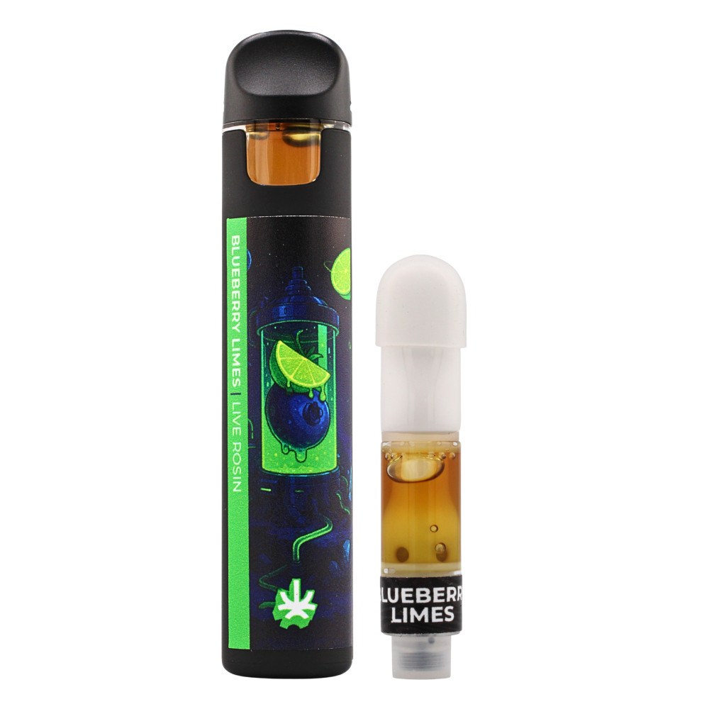 Blueberry Limes Live Rosin Disposable Vape 0.5g Tier 2 - Image 2