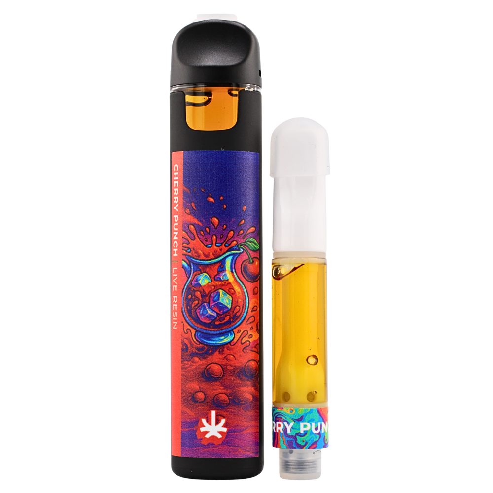 Cherry Punch Live Resin Vape Cart 1.0g - Image 2